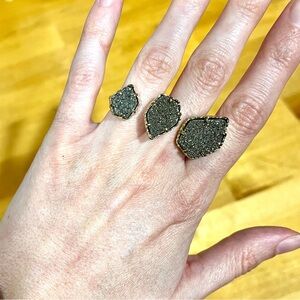 Kendra Scott 3 Drusy Stone Ring